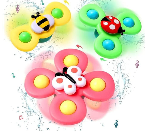 Spinning Sensory Toy for Toddlers – 3 Pcs Fidget Magic Bean Cube Spinner Set