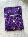 Women’s Cotton Nightwear – Comfortable Fit & Soft Fabric | Front Zip Design