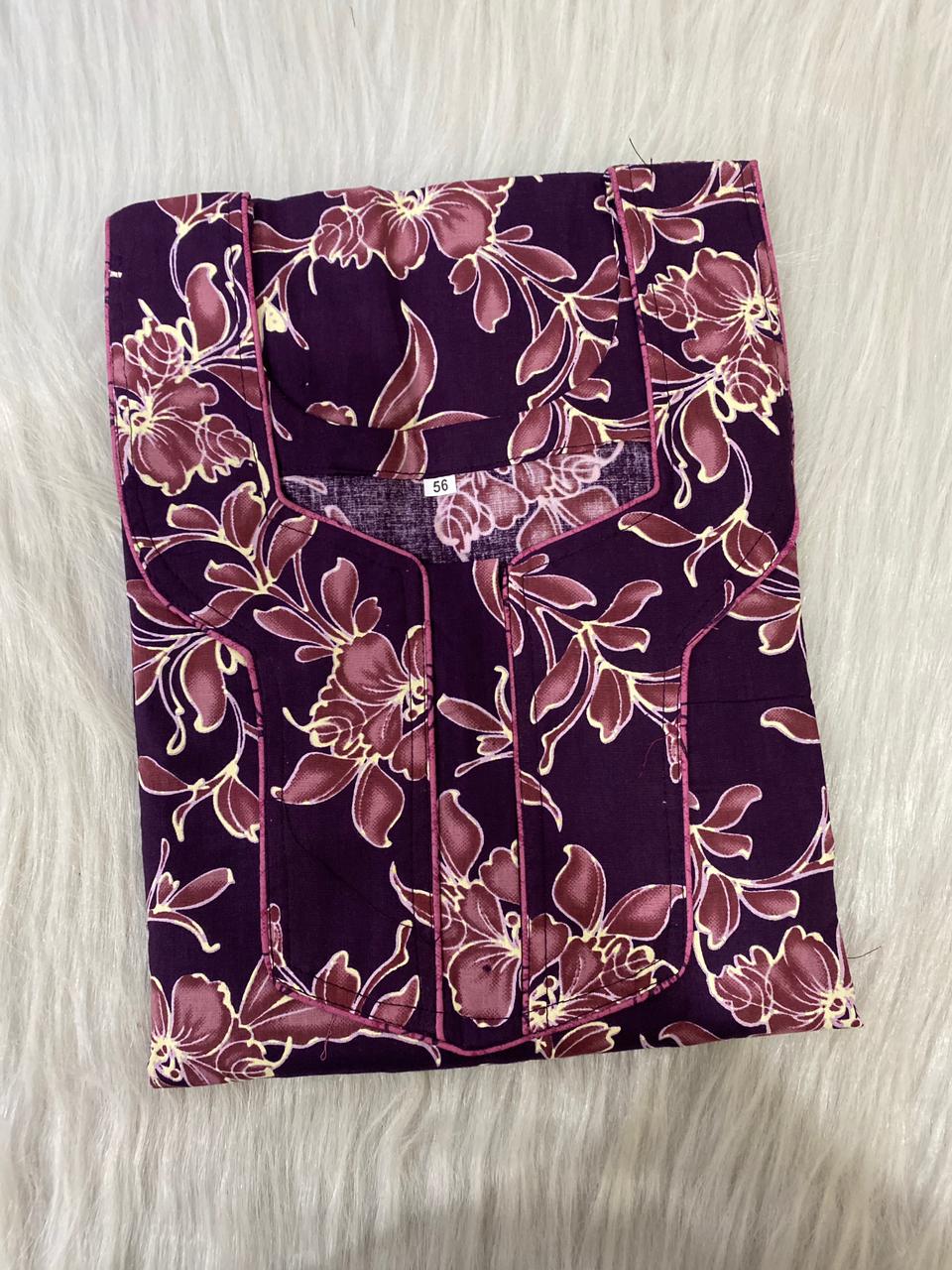 Women’s Cotton Nightwear – Comfortable Fit & Soft Fabric | Front Zip Design