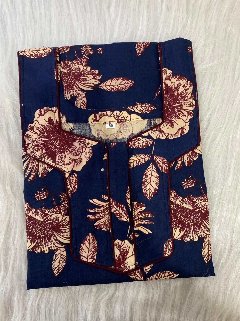 Women’s Cotton Nightwear – Comfortable Fit & Soft Fabric | Front Zip Design